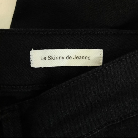 Frame Black Skinny Jeans. Distress in the Front Only. Like New! - Picture 7 of 13